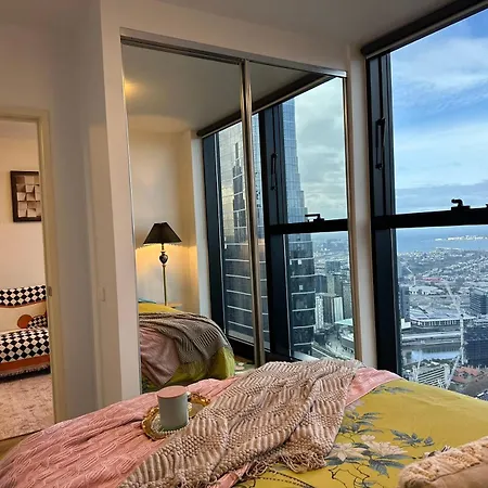 Great View Cbd Single Bedroom Apt Near Southern Cross Melbourne Exterior photo
